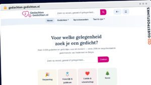 Publish Guest Post on gedachten-gedichten.nl