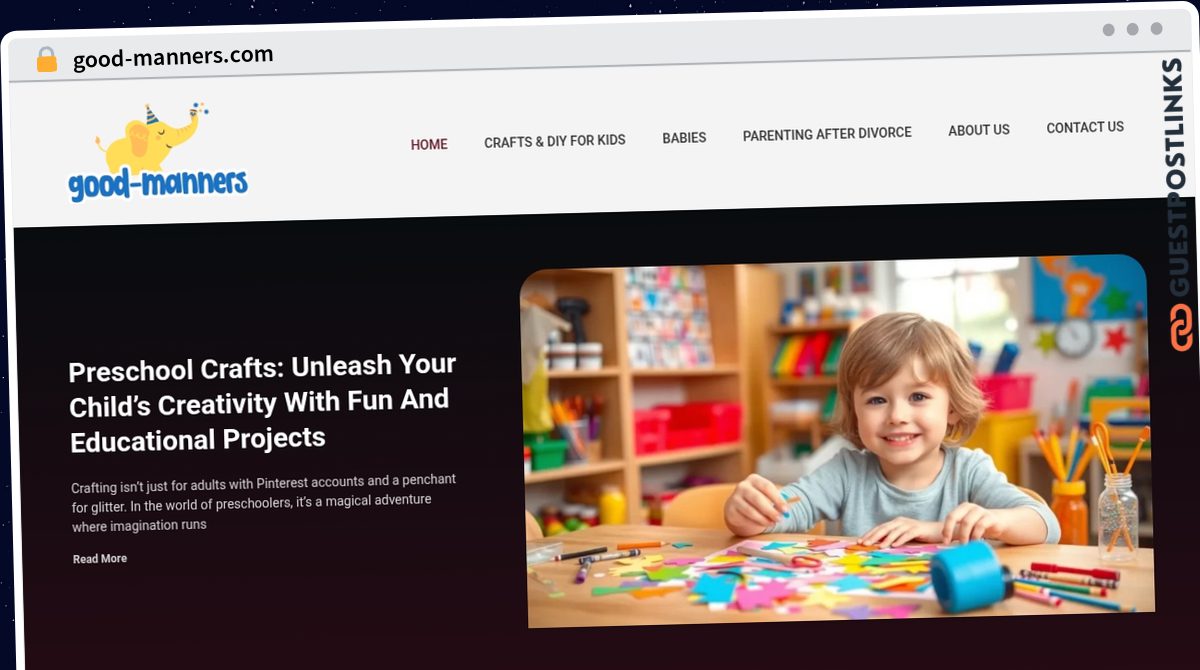 Publish Guest Post on good-manners.com