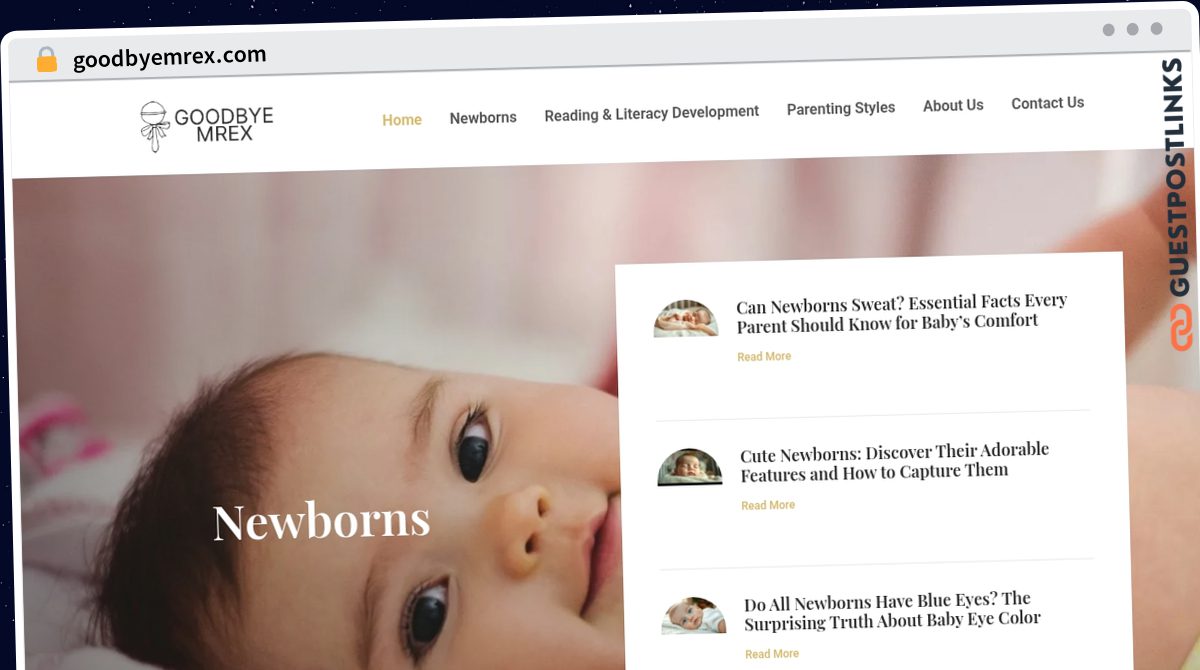 Publish Guest Post on goodbyemrex.com