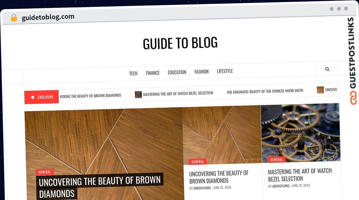 Publish Guest Post on guidetoblog.com