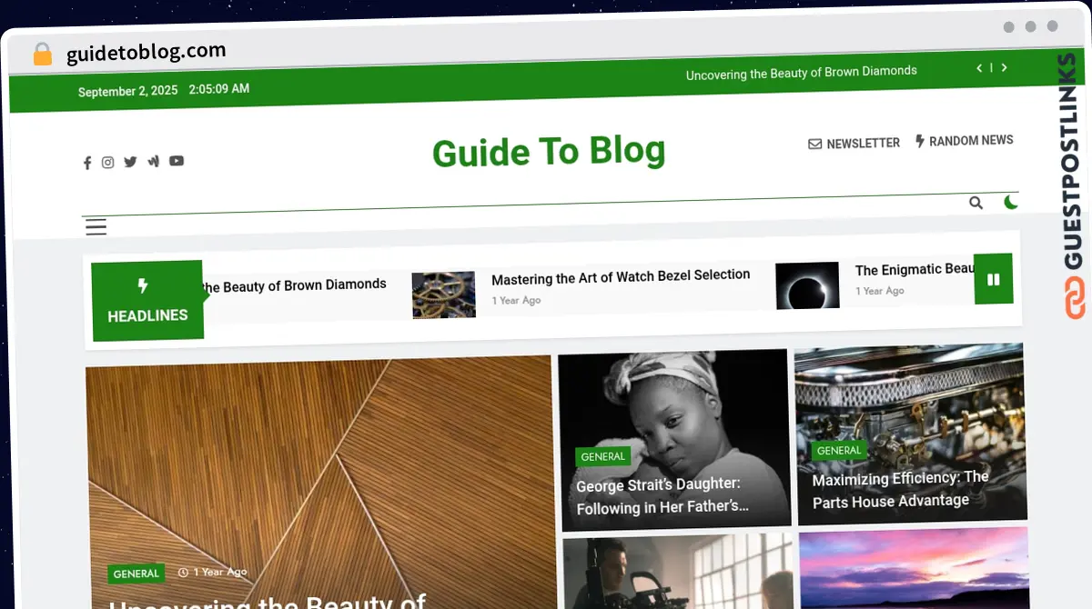Publish Guest Post on guidetoblog.com