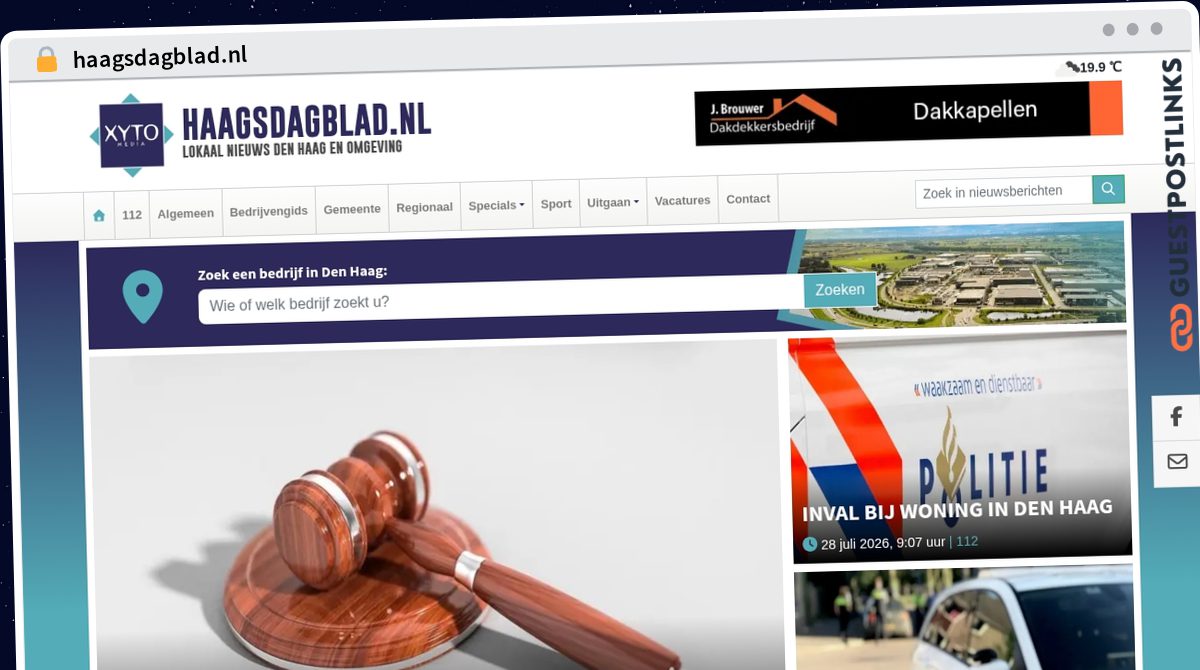 Publish Guest Post on haagsdagblad.nl