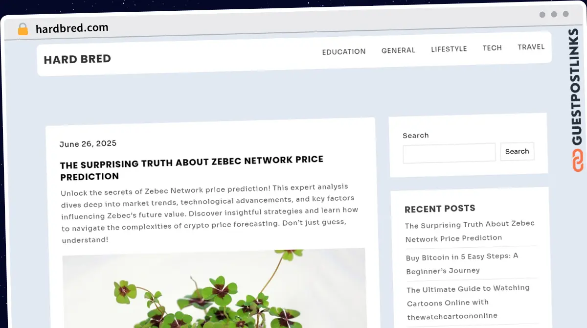 Publish Guest Post on hardbred.com