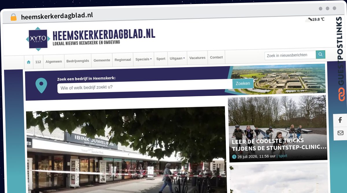 Publish Guest Post on heemskerkerdagblad.nl