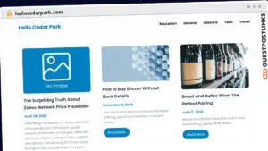 Publish Guest Post on hellocedarpark.com