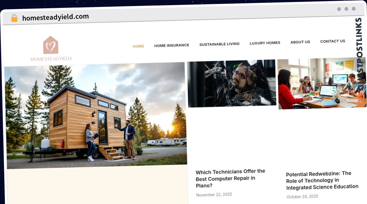 Publish Guest Post on homesteadyield.com