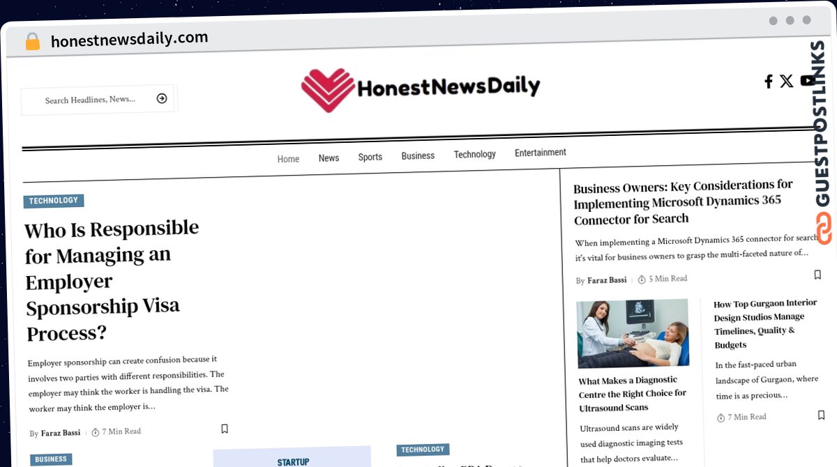 Publish Guest Post on honestnewsdaily.com