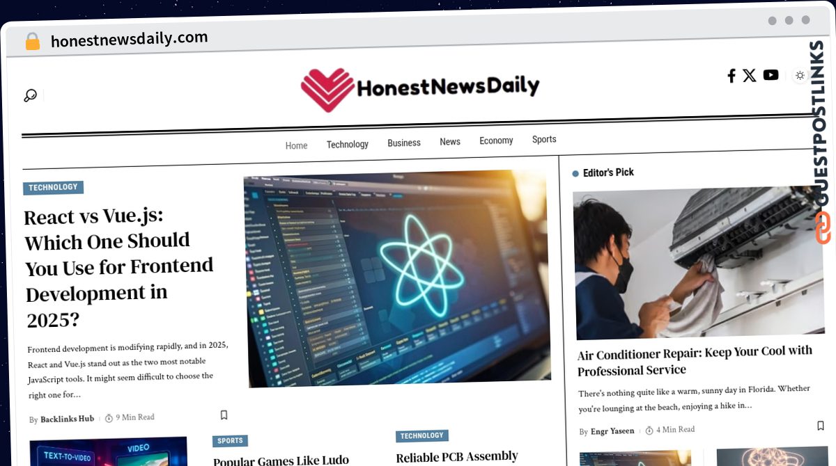 Publish Guest Post on honestnewsdaily.com