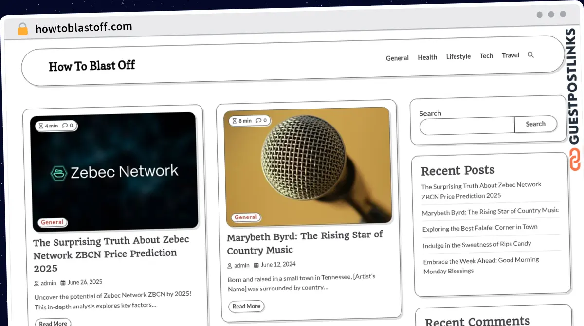 Publish Guest Post on howtoblastoff.com