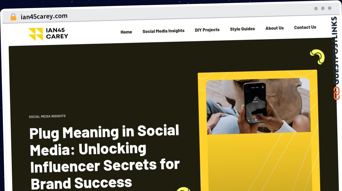 Publish Guest Post on ian45carey.com