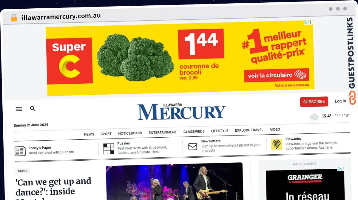 Publish Guest Post on illawarramercury.com.au