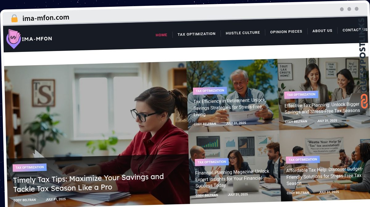 Publish Guest Post on ima-mfon.com