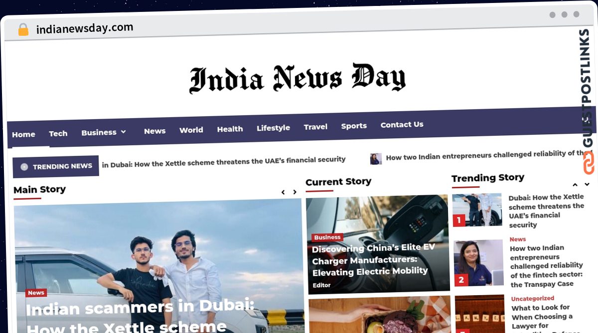 Publish Guest Post on indianewsday.com