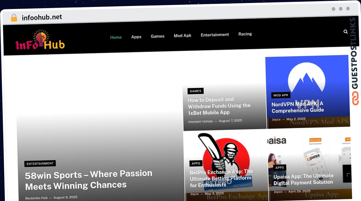 Publish Guest Post on infoohub.net