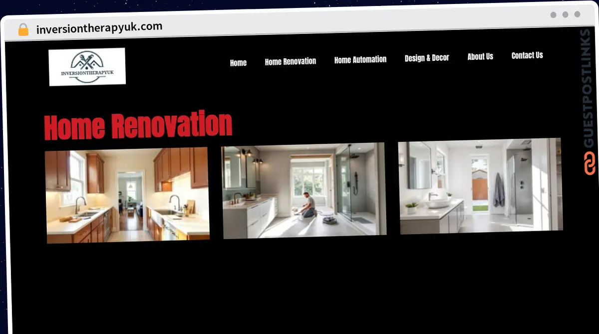 Publish Guest Post on inversiontherapyuk.com