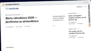 Publish Guest Post on investportalen.se