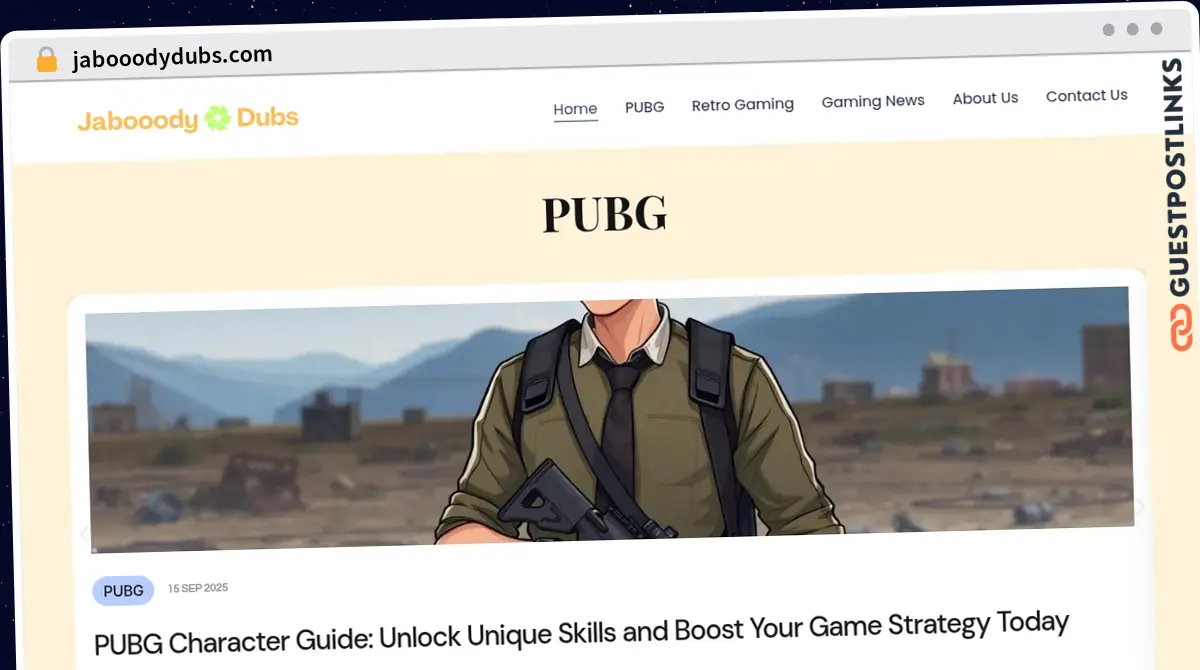 Publish Guest Post on jabooodydubs.com