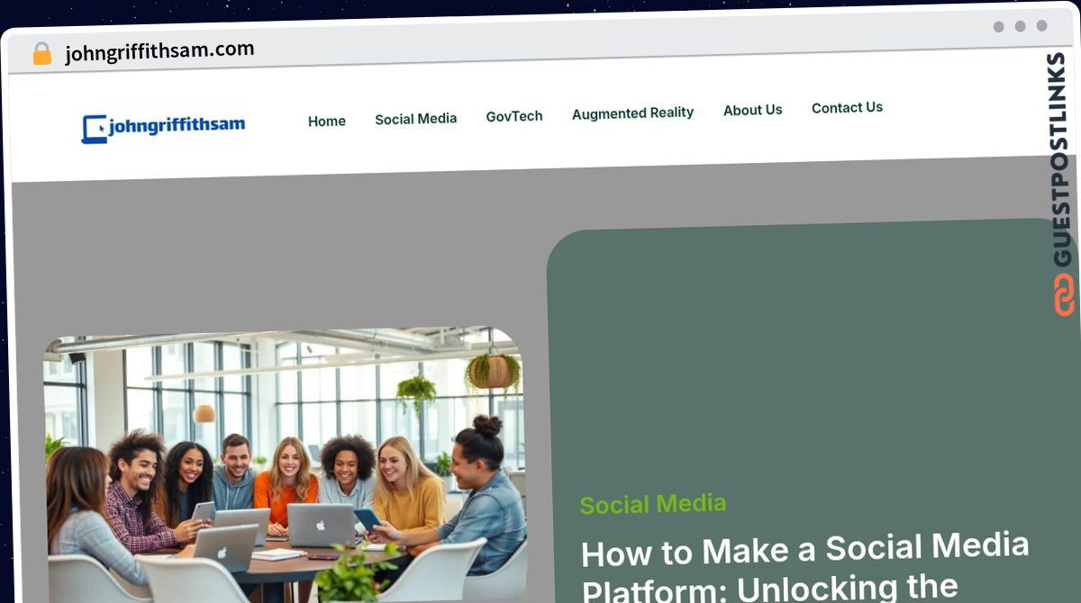 Publish Guest Post on johngriffithsam.com