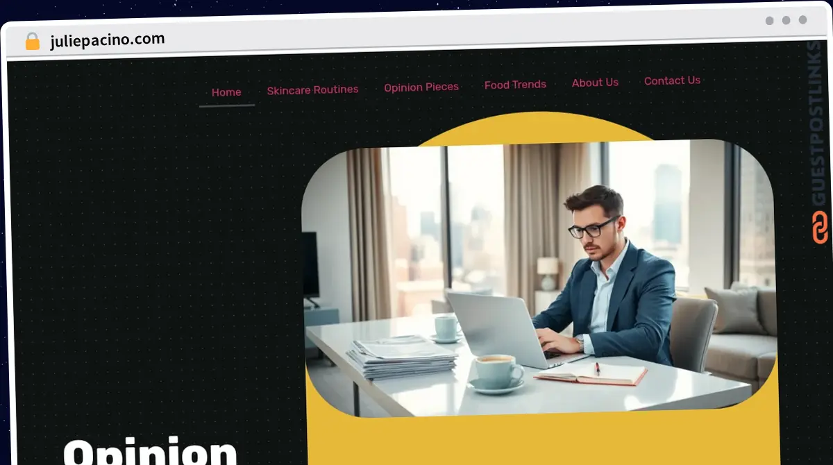 Publish Guest Post on juliepacino.com