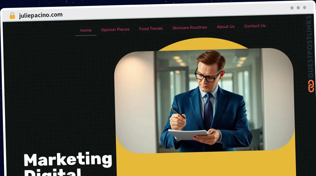 Publish Guest Post on juliepacino.com