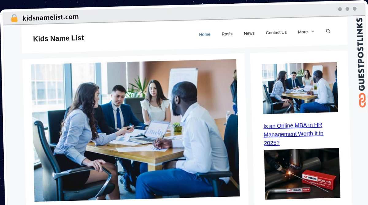 Publish Guest Post on kidsnamelist.com