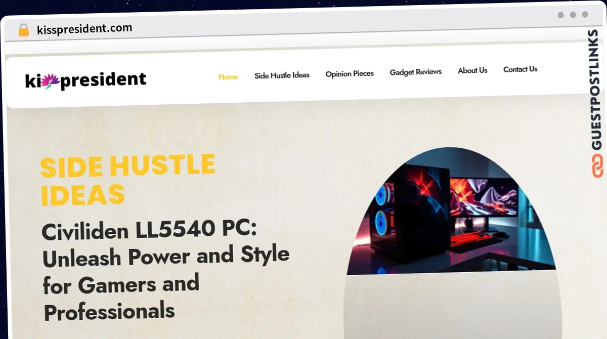 Publish Guest Post on kisspresident.com