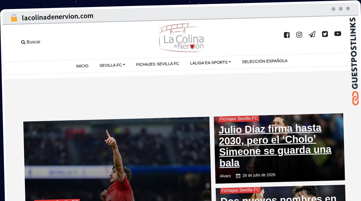 Publish Guest Post on lacolinadenervion.com