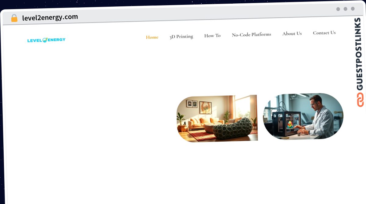 Publish Guest Post on level2energy.com