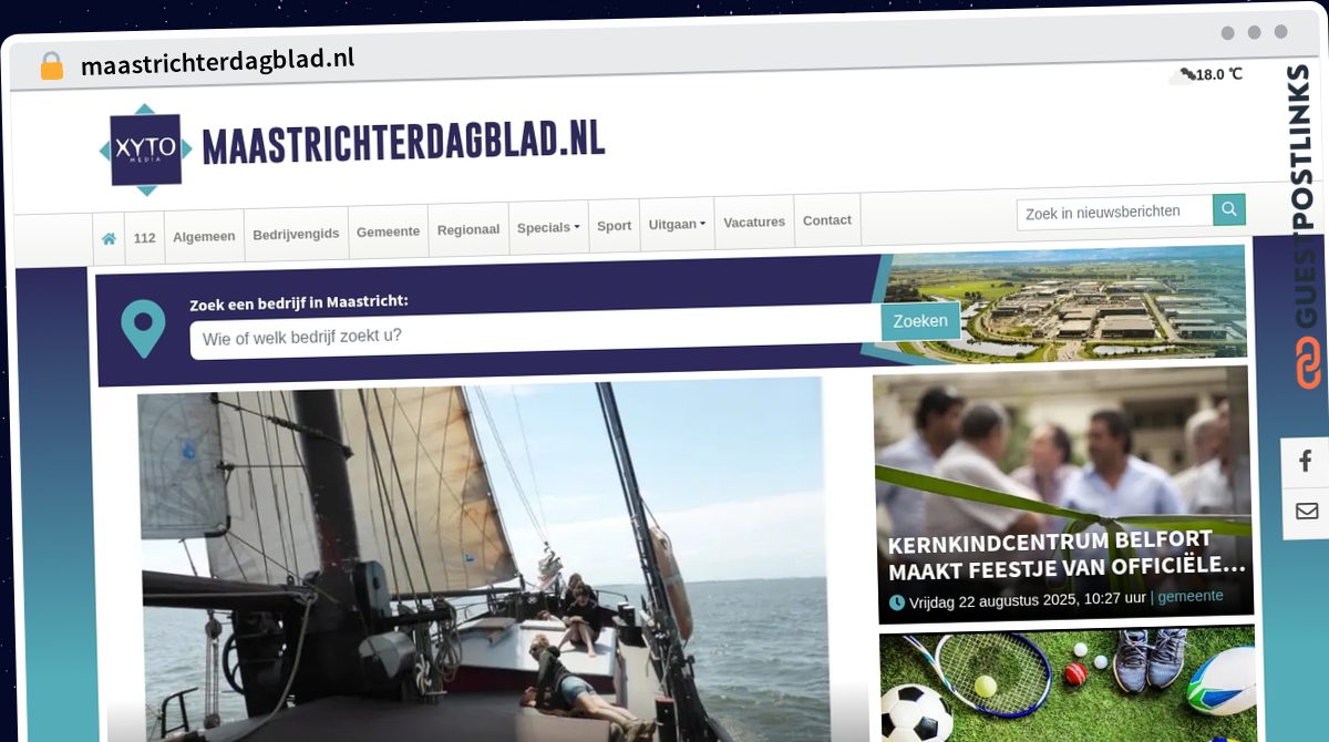 Publish Guest Post on maastrichterdagblad.nl