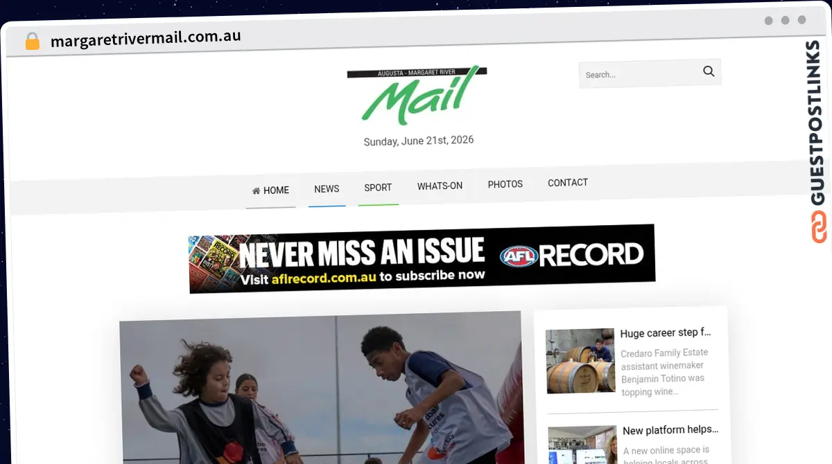 Publish Guest Post on margaretrivermail.com.au