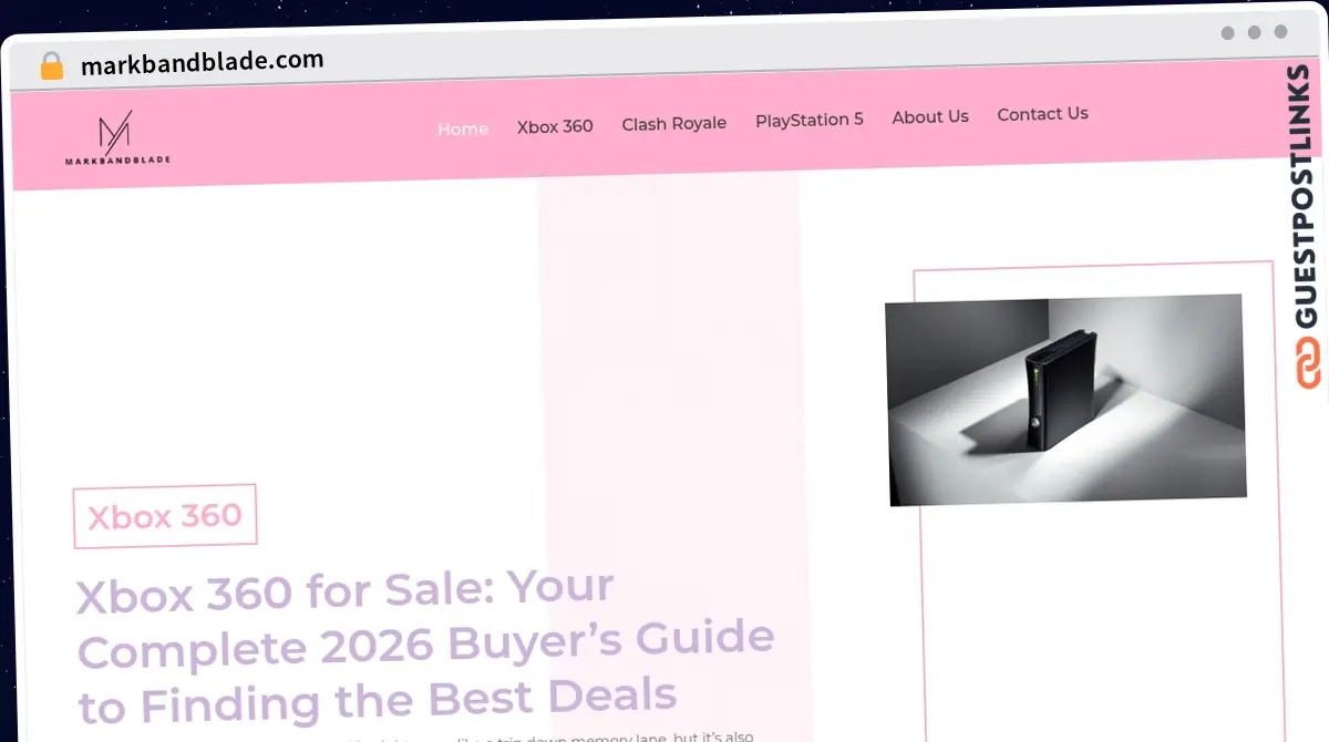 Publish Guest Post on markbandblade.com