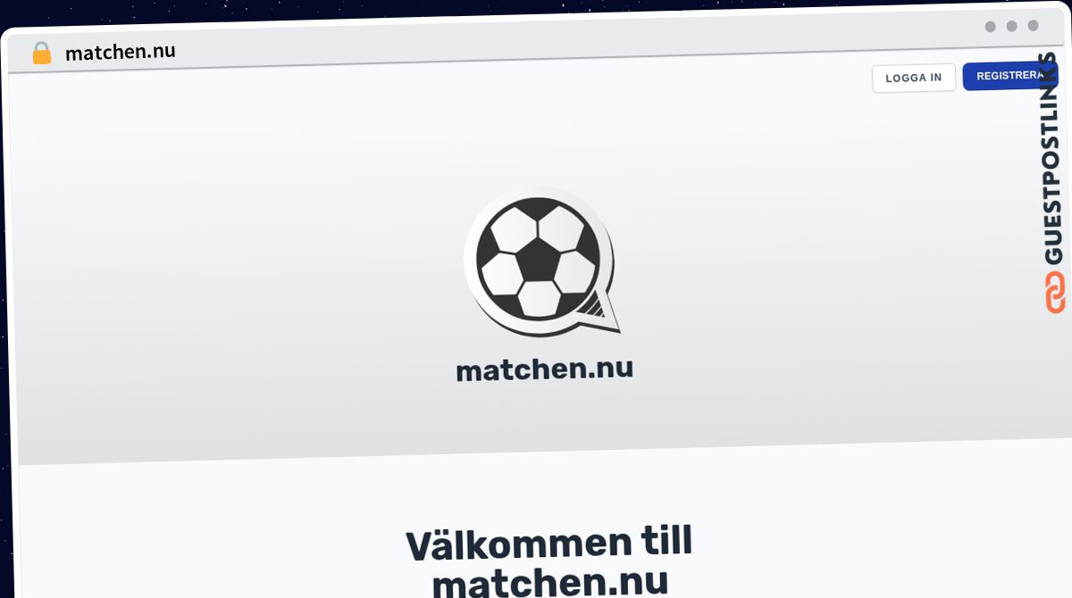 Publish Guest Post on matchen.nu