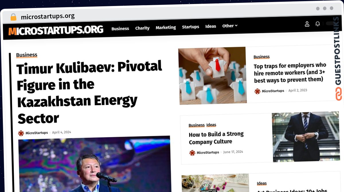 Publish Guest Post on microstartups.org