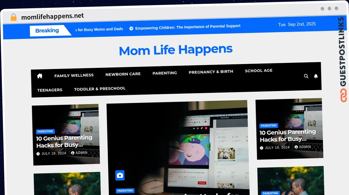 Publish Guest Post on momlifehappens.net