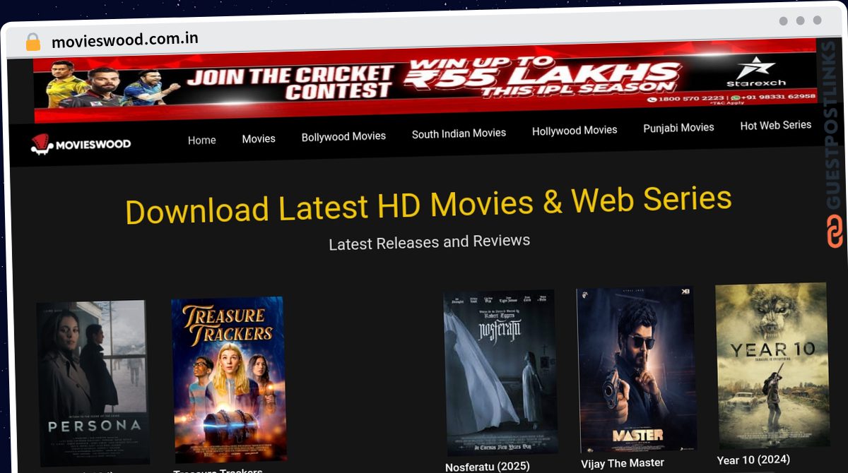 Publish Guest Post on movieswood.com.in