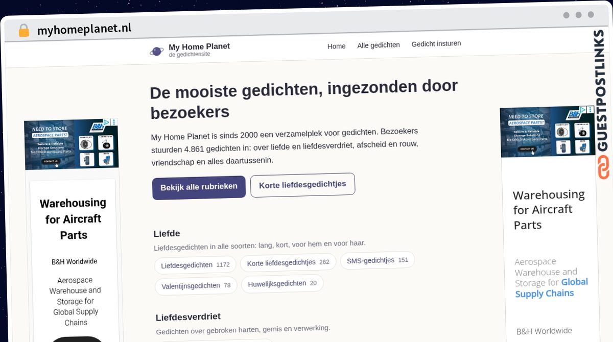 Publish Guest Post on myhomeplanet.nl