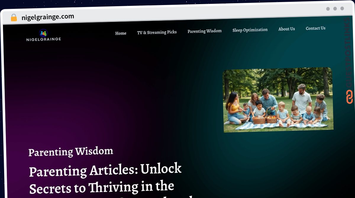 Publish Guest Post on nigelgrainge.com