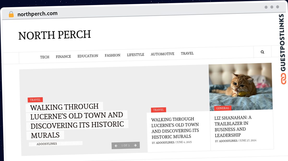 Publish Guest Post on northperch.com