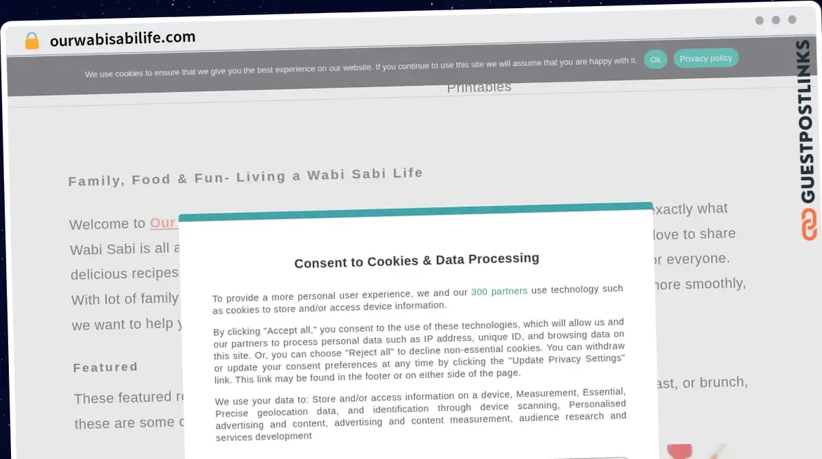 Publish Guest Post on ourwabisabilife.com