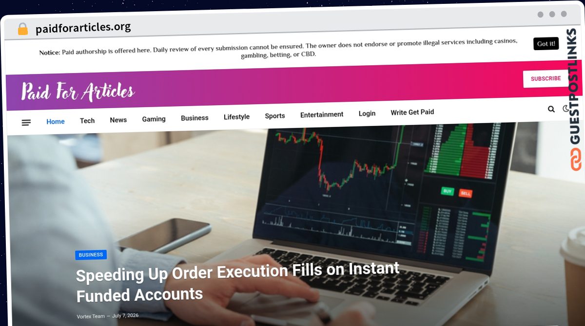 Publish Guest Post on paidforarticles.org