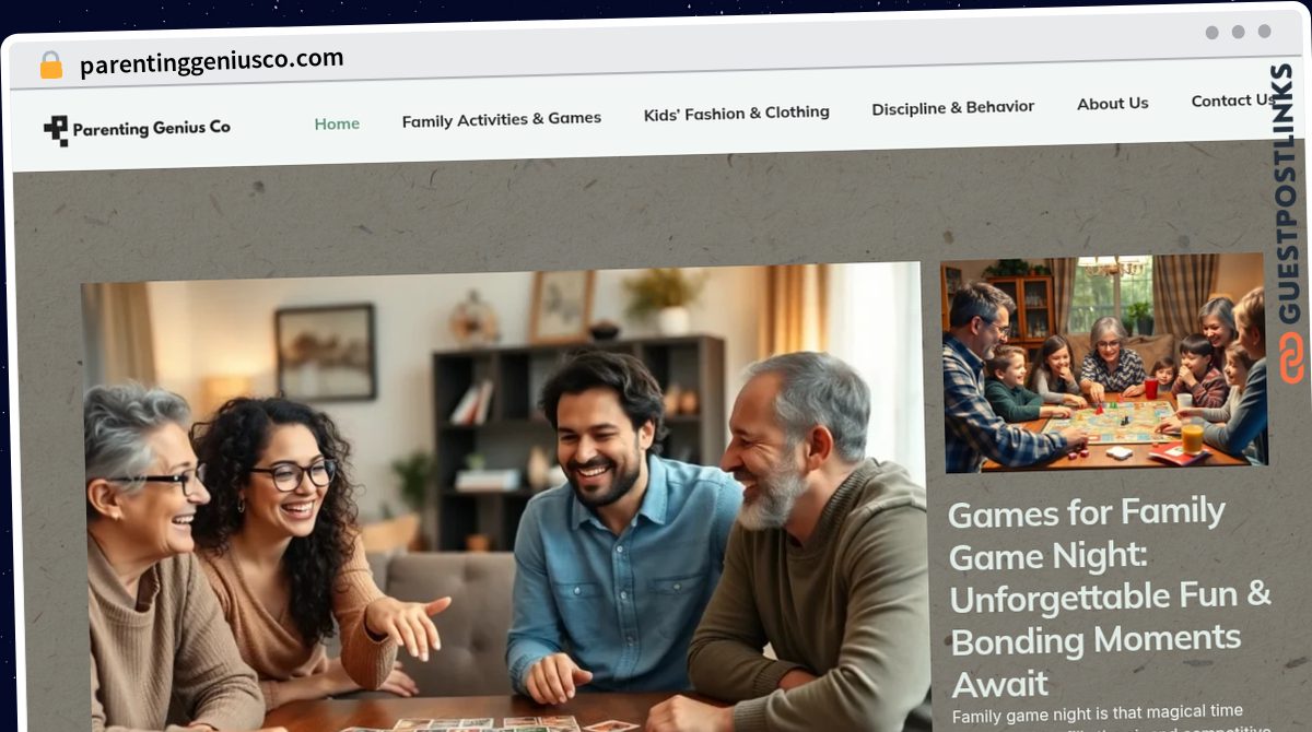 Publish Guest Post on parentinggeniusco.com