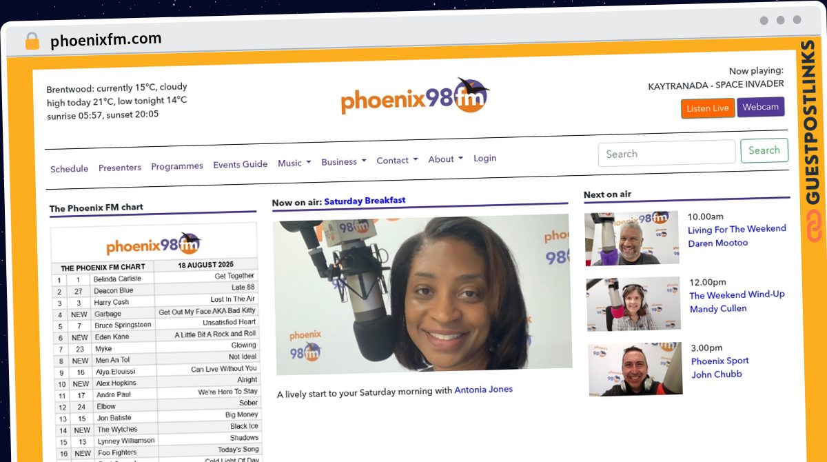 Publish Guest Post on phoenixfm.com