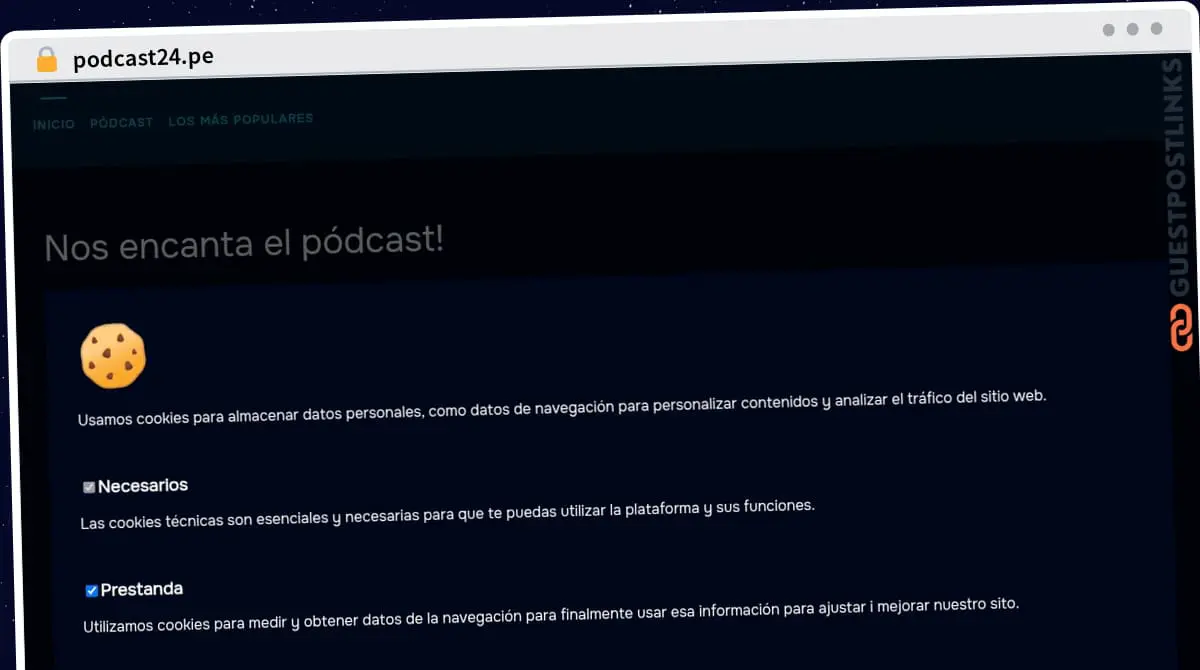 Publish Guest Post on podcast24.pe