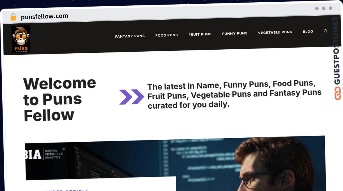 Publish Guest Post on punsfellow.com
