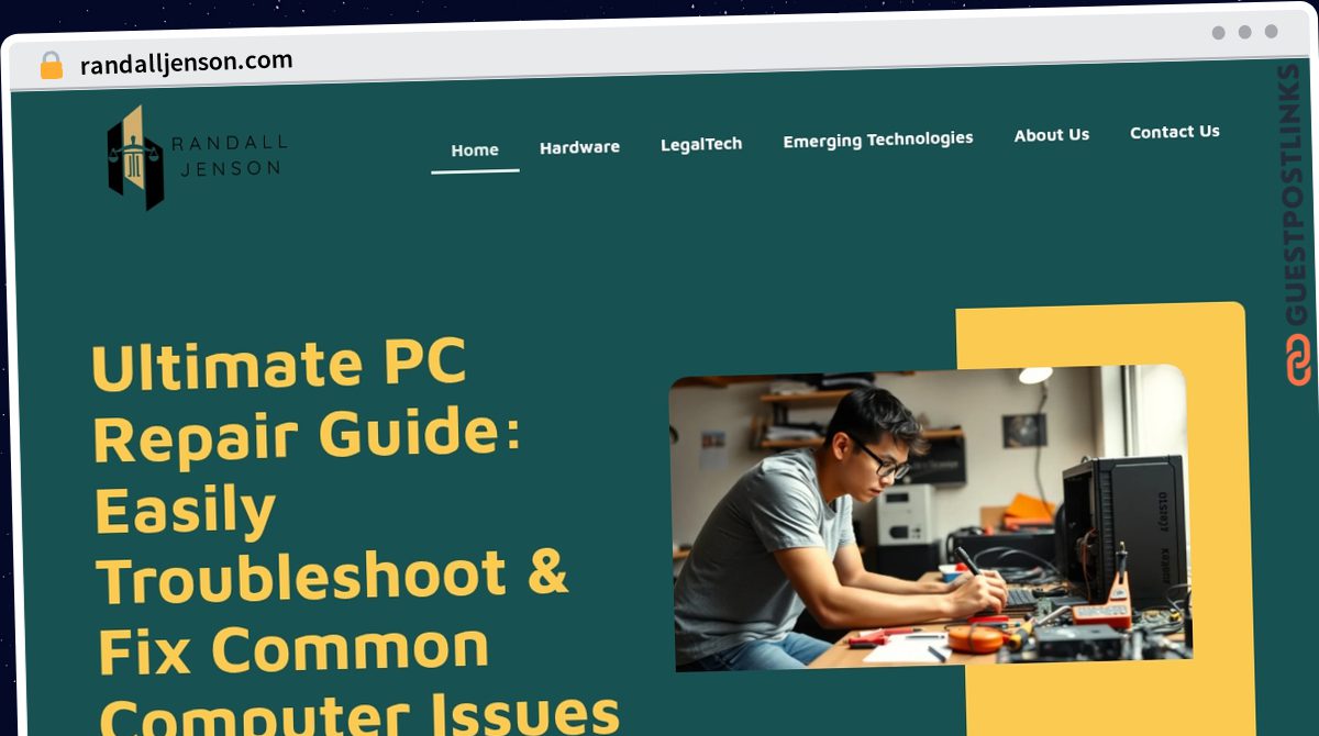 Publish Guest Post on randalljenson.com
