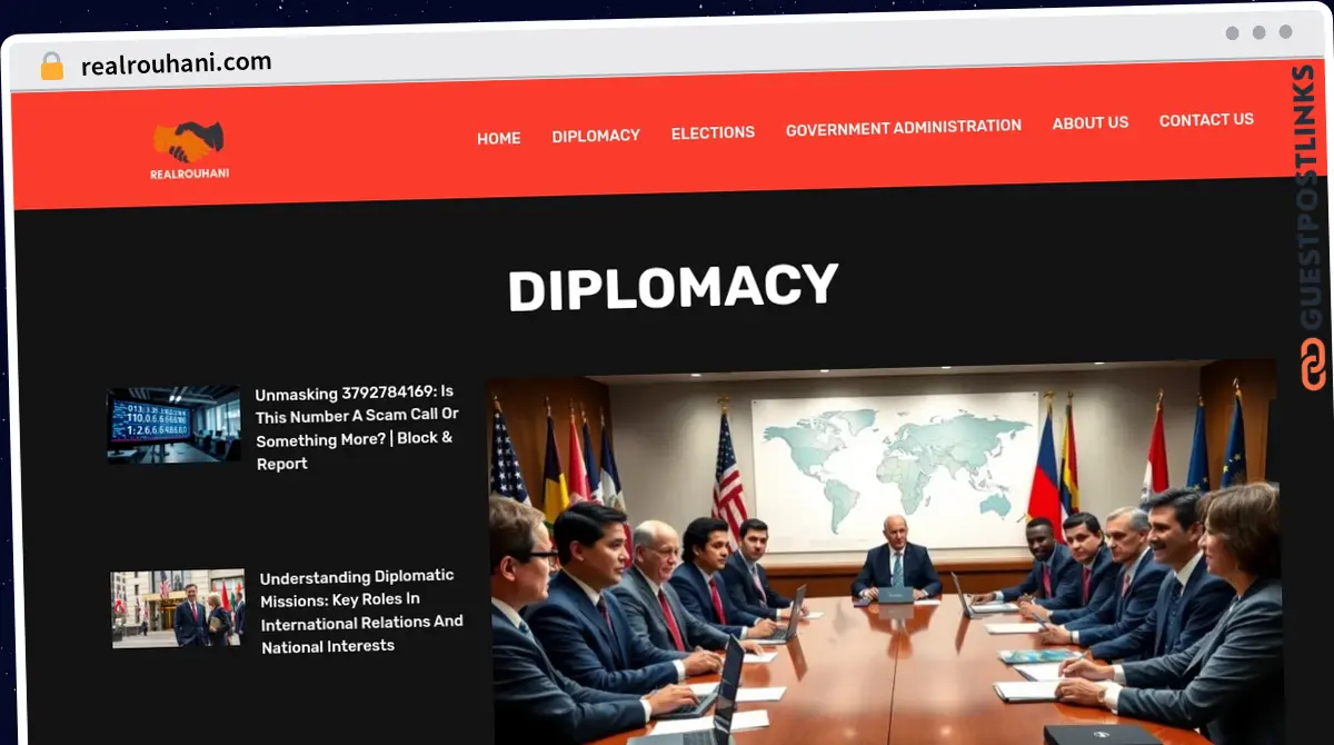 Publish Guest Post on realrouhani.com