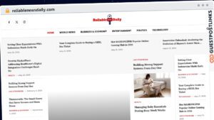 Publish Guest Post on reliablenewsdaily.com