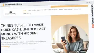 Publish Guest Post on richiewoodhall.com
