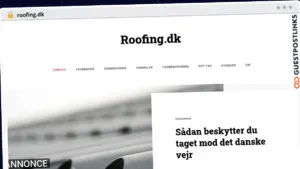 Publish Guest Post on roofing.dk