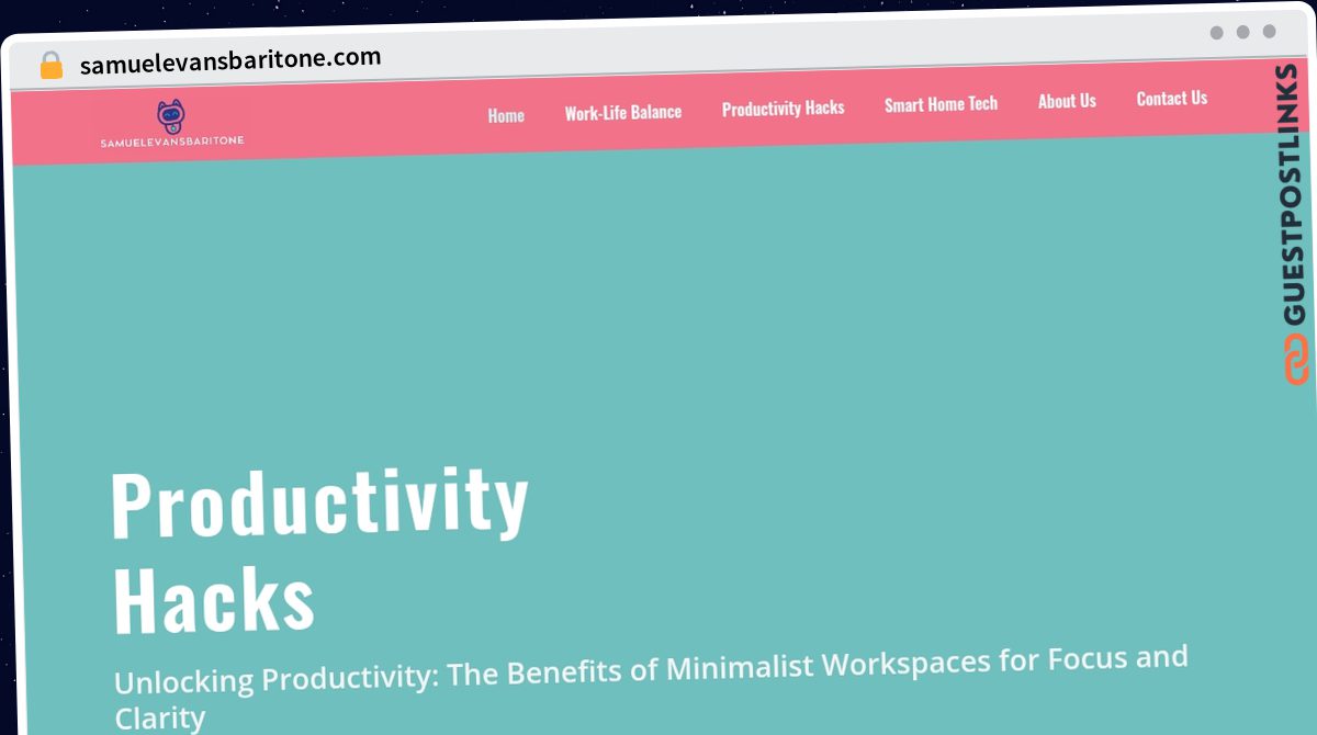 Publish Guest Post on samuelevansbaritone.com